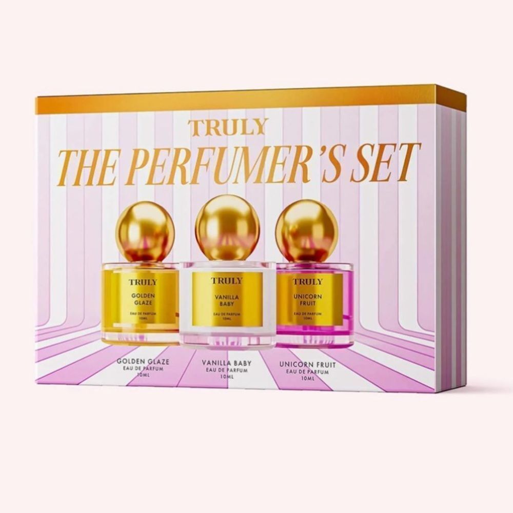 TRULY Perfumer's Collection with Gold and Pink Bottles